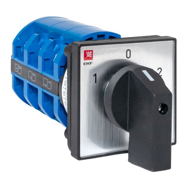 

Переключатель кулачковый EKF pk-1-43-63 ПК-1-43 63А 3P "1-0-2", pk-1-43-63