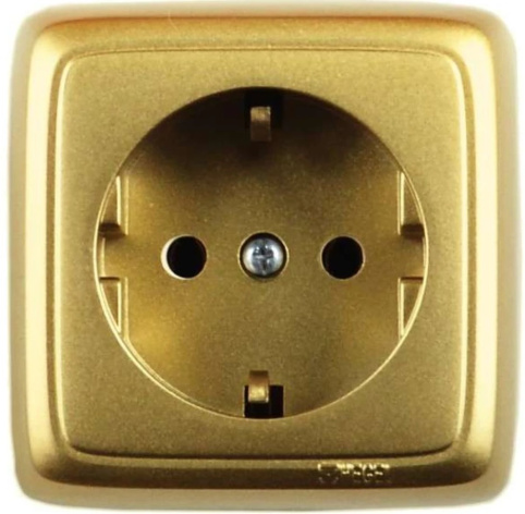 Изображение товара Розетка с заземлением HEGEL РА16-113-07 надежное подключение электроприборов