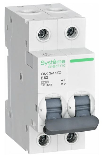 Изображение товара Автоматический выключатель Systeme Electric C9F14263 63А модульный IP20