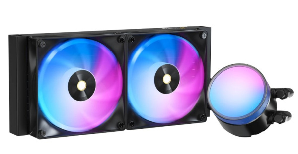 Изображение товара Система охлаждения Ocypus Delta L24 BK ARGB V2 Black с RGB подсветкой