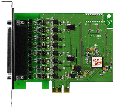 

Плата ICP DAS PCIe-S148 PCI Express, Serial Communication card with 8 RS-422/485 ports (RoHS), PCIe-S148