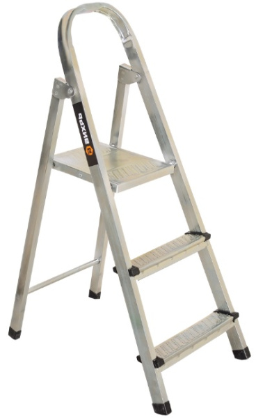 Изображение товара Стремянка Вихрь 73/5/1/7 стальная компактная 3 ступени с антикоррозийным покрытием