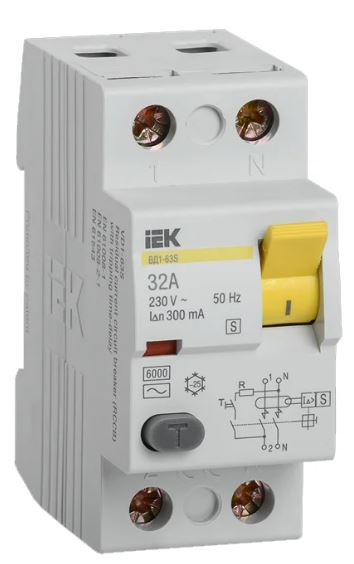 Изображение товара УЗО IEK MDV12-2-032-300 для защиты от утечек тока