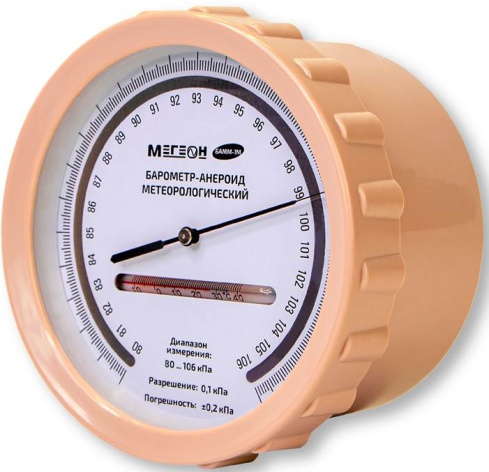 Изображение товара Переносной барометр МЕГЕОН БАММ-1М с поверкой, точное измерение давления