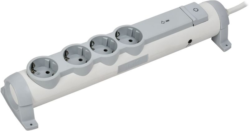 

Сетевой фильтр IEK COMFORT СФ-04К 16А 3м 3х1,5мм2 бел., COMFORT СФ-04К