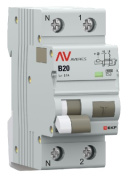 фото Автомат EKF rcbo10-1pn-20B-100-ac-av