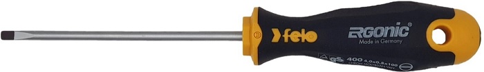 

Отвертка шлицевая Felo 40004310 Ergonic 4,0X0,8X100, 40004310