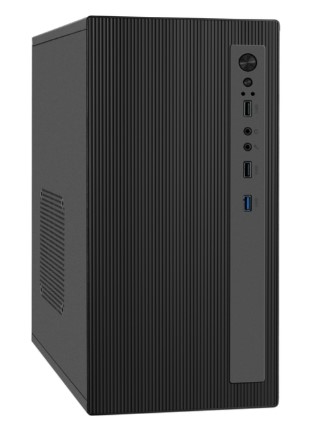 Корпус mATX Exegate BAA-303MU-AAA450 EX299068RUS черный, БП AAA450, 2*USB, USB 3.0
