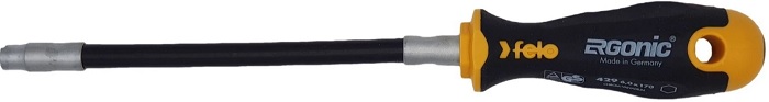 

Отвертка Felo 42906040 Ergonic с гибким стержнем торцевой ключ 6,0X170, 42906040