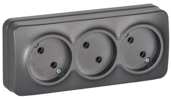 Изображение товара Розетка без заземления IEK ERH30-K46M-10