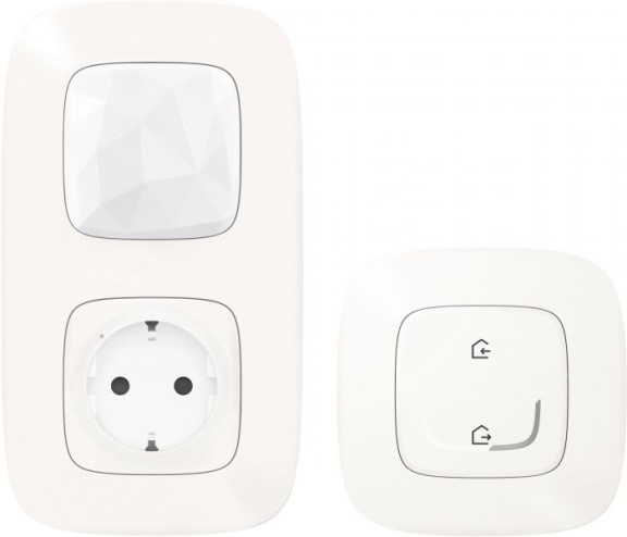 

Набор Legrand 752996 Valena Allure with NETATMO, стартовый пакет. Шлюз WiFi + умная розетка 2К+З 16А 230В + главный беспроводной выключатель "Я дома/Я, 752996