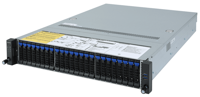 

Серверная платформа 2U GIGABYTE R282-Z91 (2*SP3, 32*DDR4(3200), 26*2.5" HDD/SDD HS, M.2, 8*PCIE ,2*Glan, Mlan, 4*USB 3.0, VGA, 2*1600W), R282-Z91