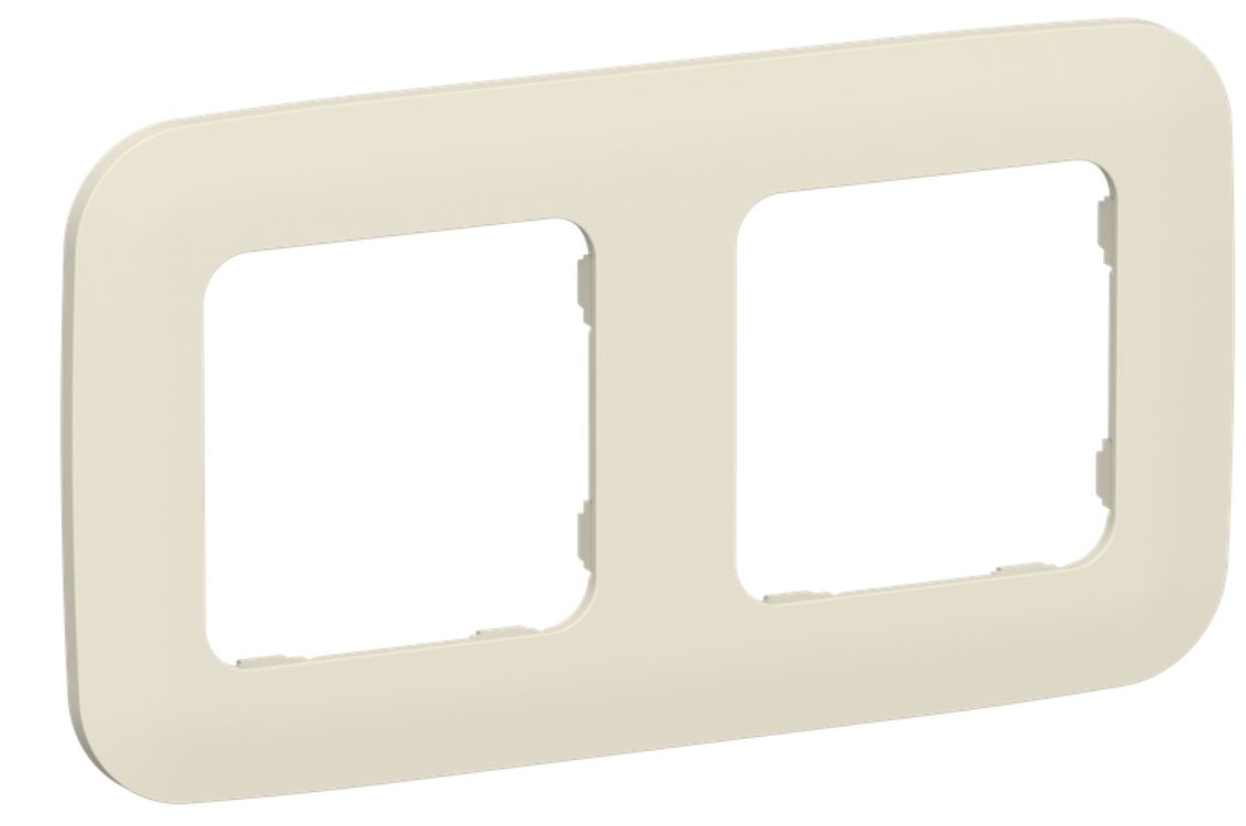 

Рамка двойная IEK FI-M22-31-20-K86 FLITE РУ-2-А-ФлСл сливочный, FI-M22-31-20-K86