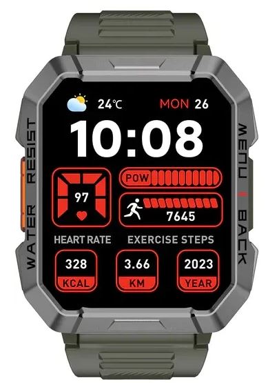 

Часы Blackview W60 6931548317722 Зеленый, W60