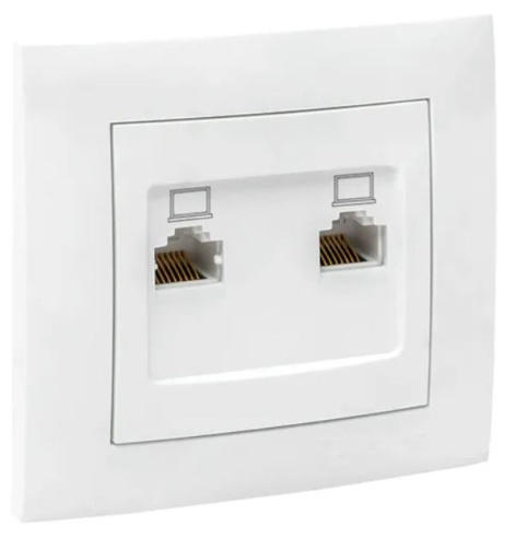 фото Розетка компьютерная в сборе EKF EWK02-035-10 в Омске