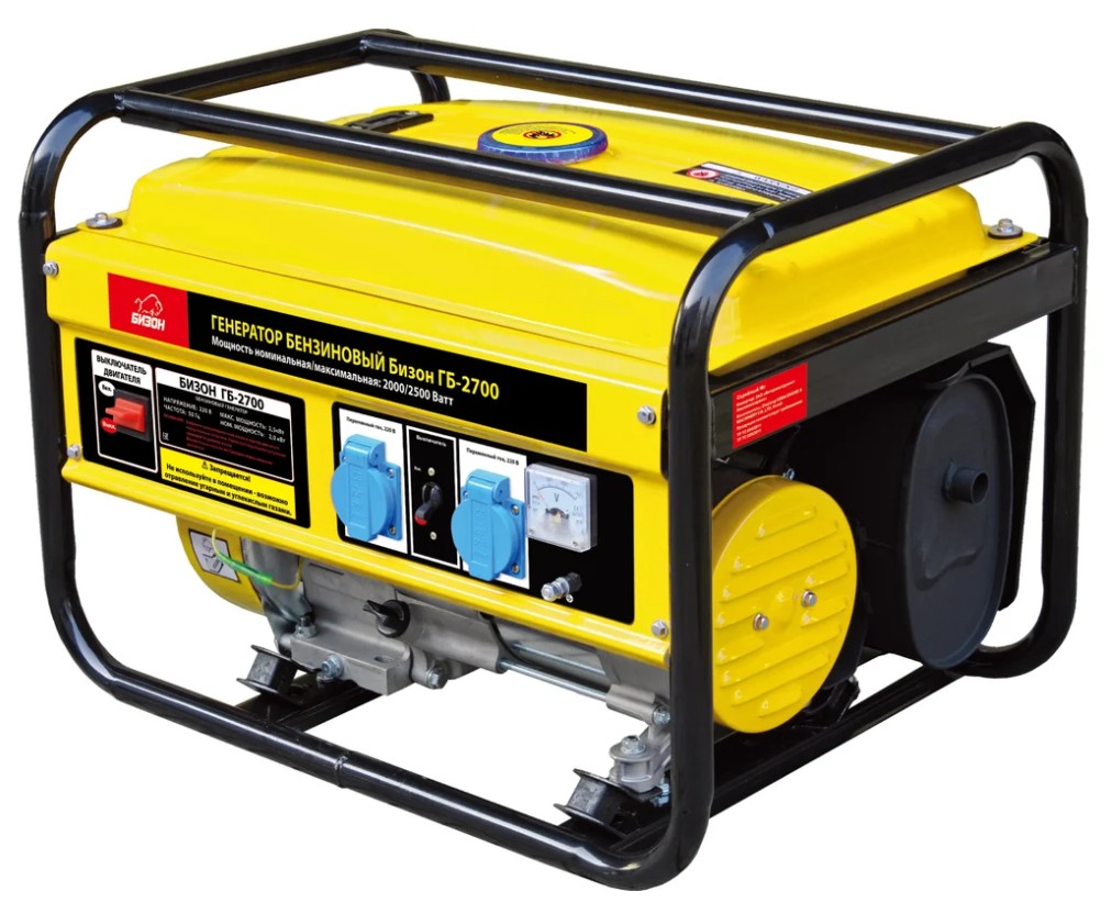 

Генератор бензиновый БИЗОН ГБ-2700, ГБ-2700