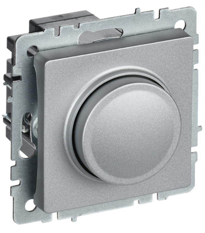 

Светорегулятор IEK BR-D20-0600-K47 BRITE поворотно-нажимной 600Вт СС10-1-0-БрА Алюминевый, BR-D20-0600-K47