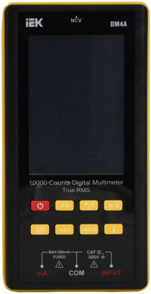 Изображение товара Мультиметр IEK ARMA2L 5 цифровой тестер для измерения напряжения сопротивления емкости и температур