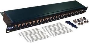 фото Патч-панель 19", 24xRJ45, FTP, Кат. 5е TWT TWT-PP24STP в Уфе