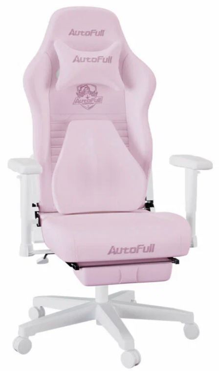 

Кресло игровое AutoFull AF083PB серия C3, с поддержкой для ног, цвет: розовый, AF083PB
