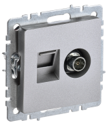 фото Розетка IEK BR-AK20-1-K47