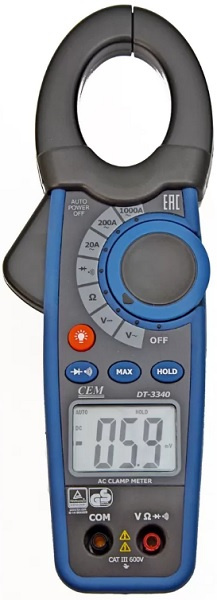 фото Токоизмерительные клещи  CEM DT-3340 в Санкт-Петербургe