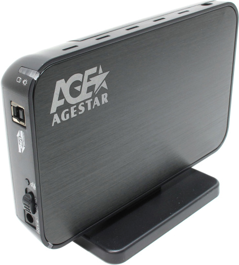 фото Внешний корпус для HDD SATA 3.5” AgeStar 3UB3A8-6G (BLACK) в Екатеринбурге