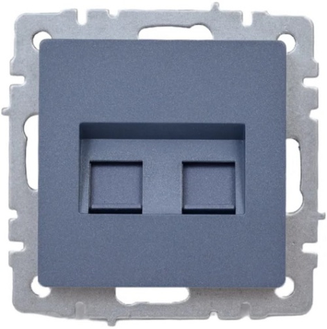 фото Розетка компьютерная+телефонная IEK BR-KT20-O-1-K35 в Уфе