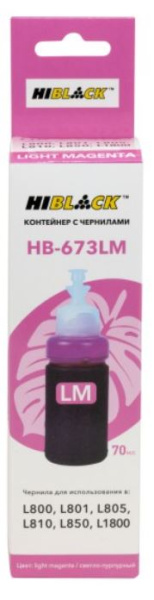 Изображение товара Hi-Black 153020294 тонер картридж для Epson L800 L801 L810 L850 светло-пурпурный