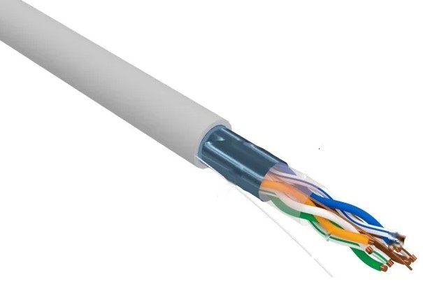 

Кабель витая пара F/UTP 5e кат. 4 пары Rexant 01-0141-R PVC нг(А)-LS, 4х2х0,52мм, 24AWG, INDOOR, SOLID, серый, 305м, РФ REXANT, 01-0141-R