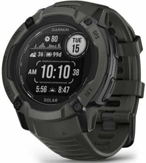 

Часы Garmin Instinct 2X Solar 010-02805-00 черный 50мм, Instinct 2X Solar
