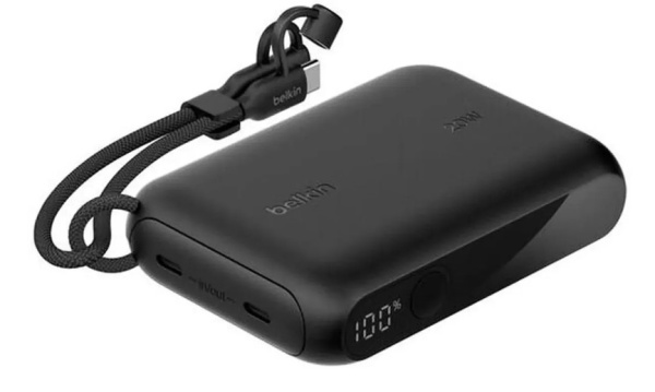 Изображение товара Belkin BPB027hqBK - внешний аккумулятор USB-C, 2x USB-A, быстрая зарядка