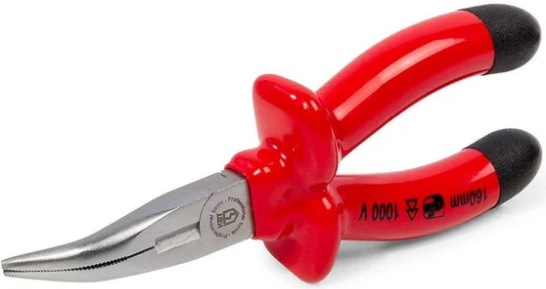 Изображение товара Длинногубцы КВТ 70357 изолированные для электромонтажа и обработки проволоки 160 мм