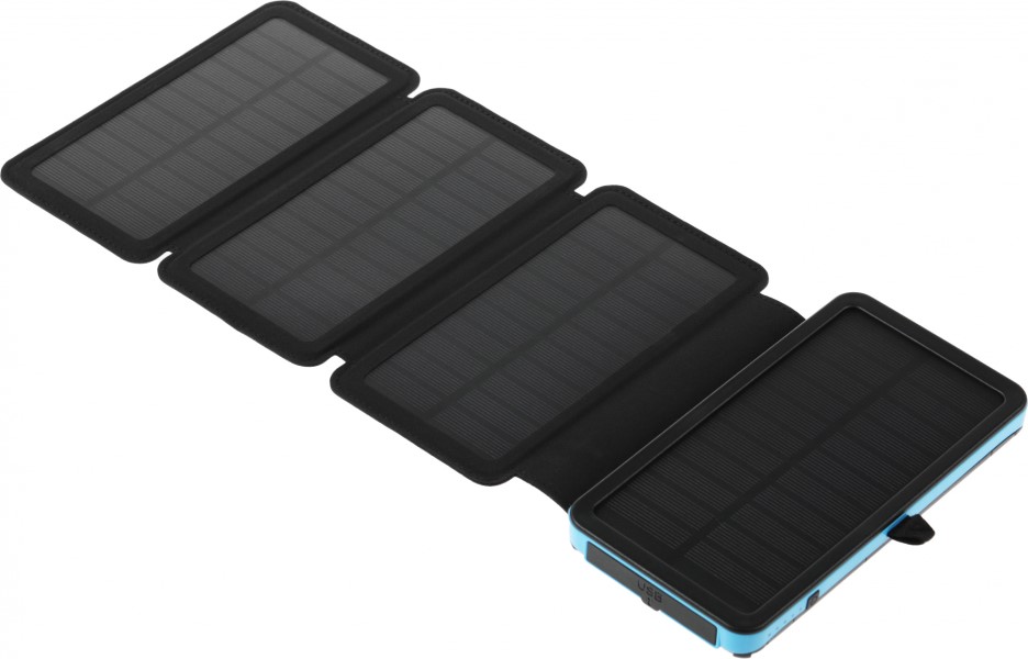 

Аккумулятор внешний портативный Cactus CS-PBFSPT-10000 10000mAh 2.1A 2xUSB солн.бат. черный, CS-PBFSPT-10000