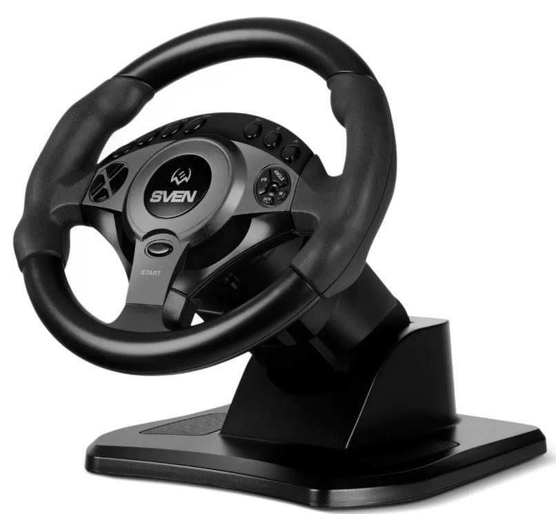 

Руль Sven GC-W750 SV-021436 (педали, вибро, D-pad, 16 кл, PS4/PS3//XB1/NS/PC/X-D-Input), GC-W750