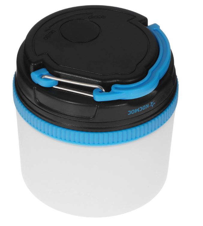 

Фонарь Космос KOC602B кемпинговый походный теплый свет плюс мультиколор/2Вт/3xAAА/ABS-пластик, KOC602B