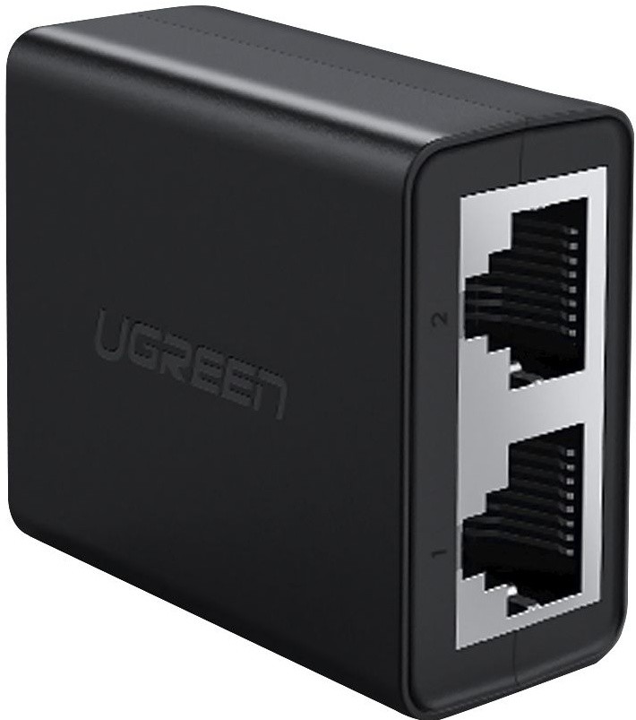 

Конвертер UGREEN CM210 50923_ RJ 45 1 to 2 Ethernet Converter 2 шт, черный, CM210