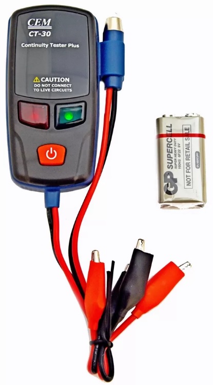 

Кабельный тестер CEM CT-30 CEM 480090 для проверки на разрыв, CT-30