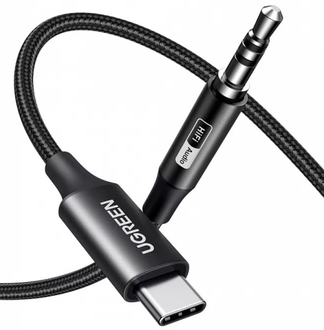 Изображение товара UGREEN CM450 Аудиокабель USB-C на 3.5 мм для высокого качества звука