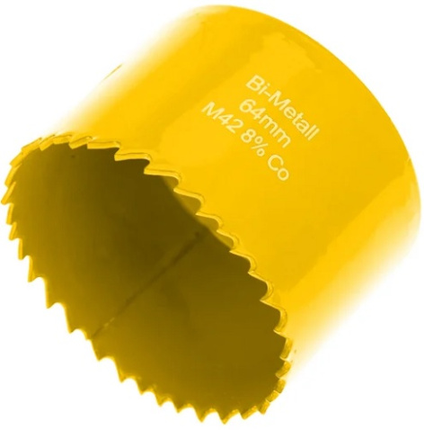 Изображение товара Коронка биметаллическая KRANZ KR-92-0232 64 мм для дерева и металла