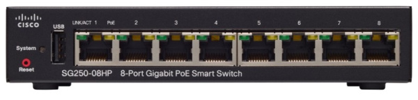 фото Коммутатор PoE Cisco SB SG250-08HP-K9-EU в Челябинске