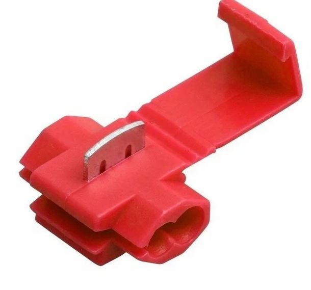 

Зажим Rexant 08-0761 ответвитель питания 0.5-1.0 мм2 (ОВ-1/ЗПО-1 0,5-1,5) красный, 08-0761