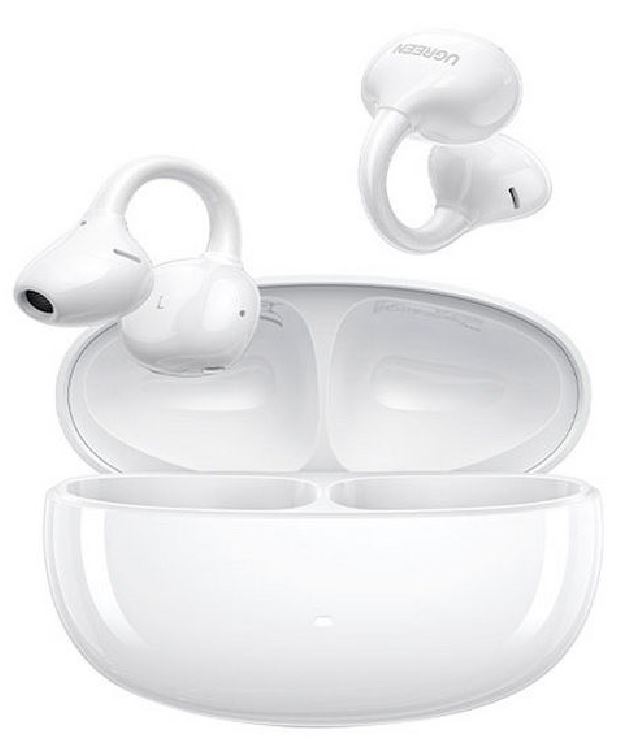 

Наушники беспроводные UGREEN WS218 65880_ клипсы ClipBuds Pro ANC Earphone Bluetooth 6.0 Active Noise Cancellation Hi-Res. Цвет: белый, WS218