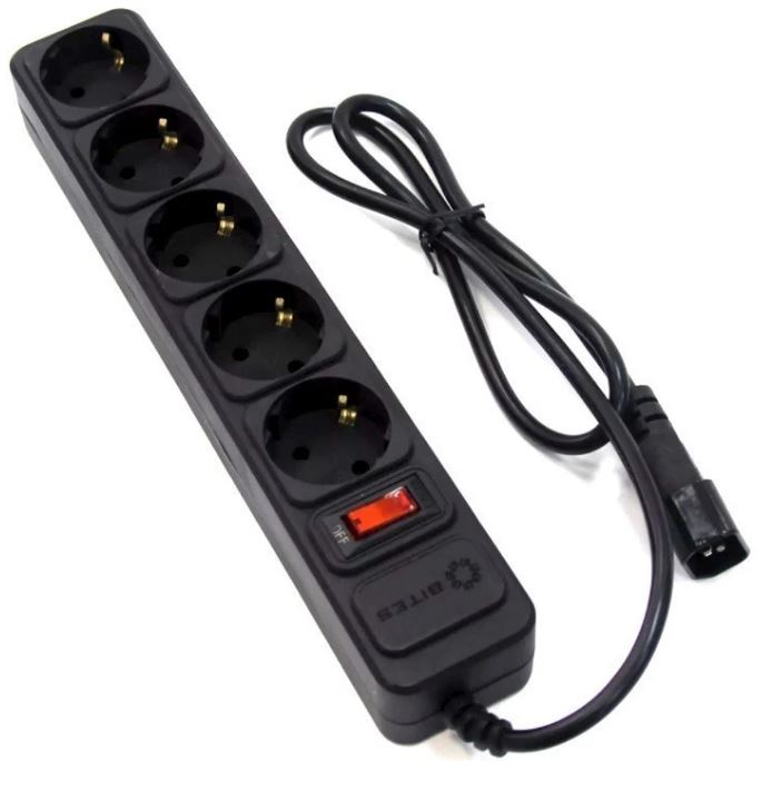 

Удлинитель сетевой 5bites SP5B-118U 5S / 3*0.75MM2 / 1.8M / BLACK, SP5B-118U