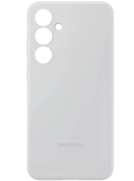Изображение товара Чехол Samsung EF-PS721CJEGRU софт-тач для Galaxy S24 FE серый защищает и подчеркивает стиль