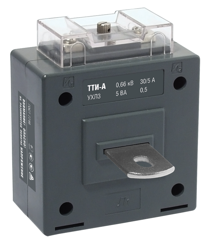 

Трансформатор IEK ITT10-3-05-0200 тока ТТИ-А 200/5А 5ВА класс 0,5S, ITT10-3-05-0200