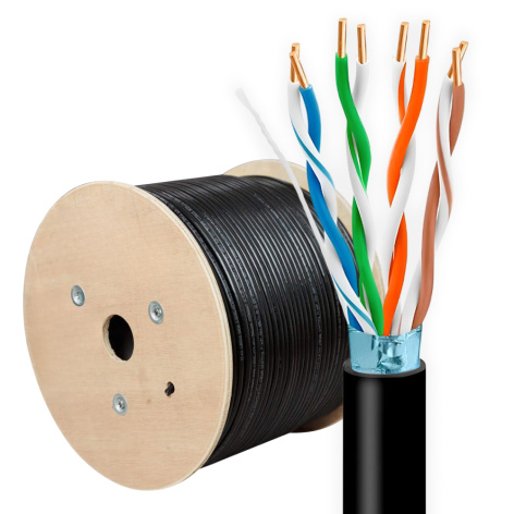 Изображение товара Кабель витая пара 5bites FS5505-305CPE 305 м внешняя защита для сетей