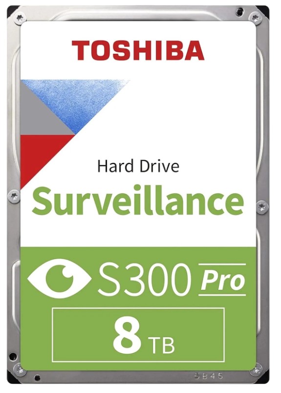 

Жесткий диск 8TB SATA 6Gb/s Toshiba Surveillance S300 MD10ADA800V 7200rpm 512MB, Surveillance S300