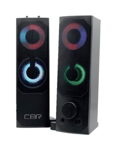

Акустическая система 2.0 CBR CMS 514L black, питание USB, 2х3 Вт (6 Вт RMS), пластик, RGB-подсветка, конструкция-транформер, 3.5 мм лин. стереовход, р, CMS 514L