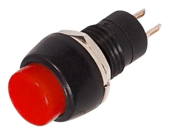 

Выключатель Rexant 36-3070 кнопка 250V 2А (2с) ON-OFF красная Micro (PBS-20А), 36-3070